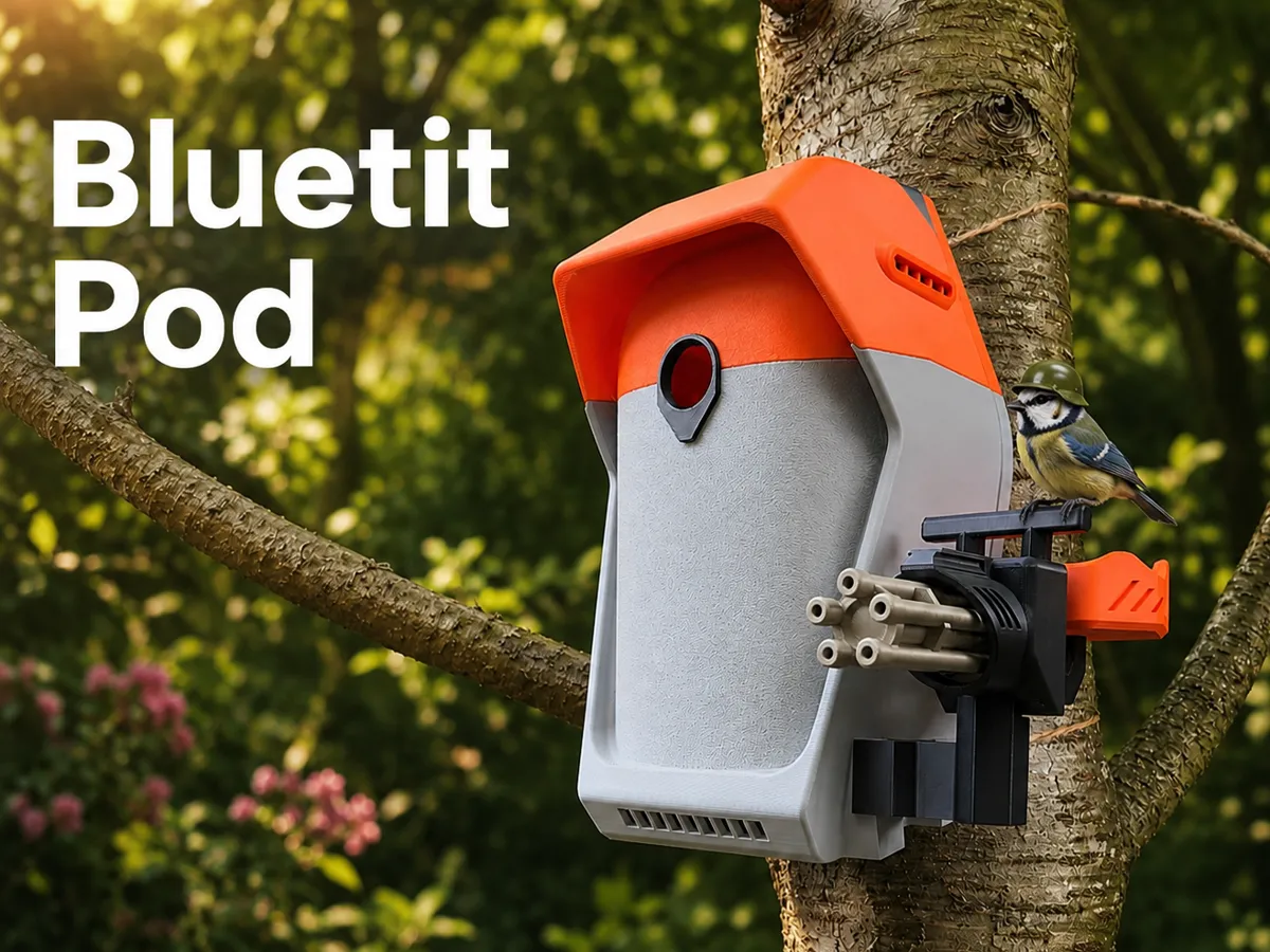 Скворечник Bluetit Pod - Дом и быт - PLA - изделие 3D-печати