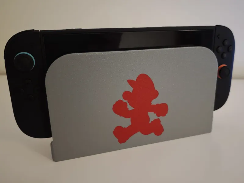 Switch 2 dock cover - Super Mario silhouette