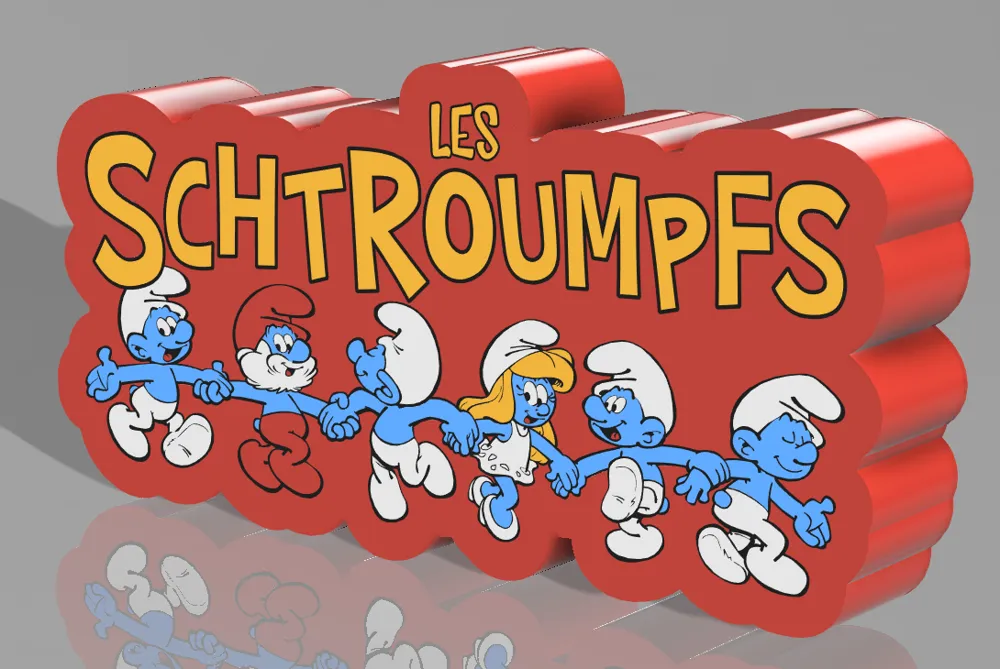 Lampe schtroumpfs smurf by Jp3dPrint - MakerWorld