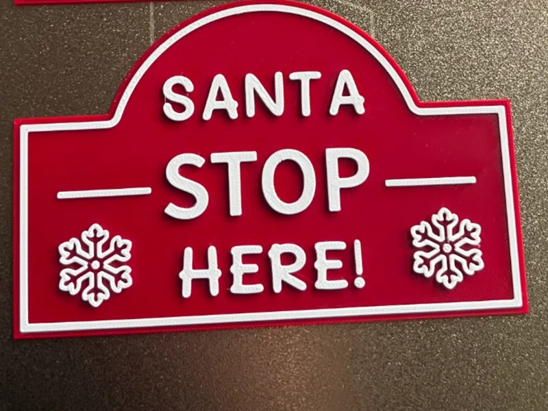 SANTA STOP HERE