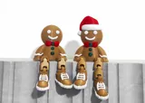 Артикулирана фигурка Gingerbread Flexi за коледен декор