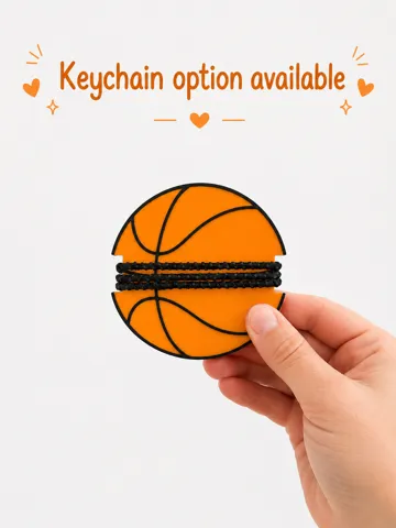 Accesorio para sujetar ligas de cabello: Basketball Ponytail Holder | Hair Tie Organizer — vista de referencia 2