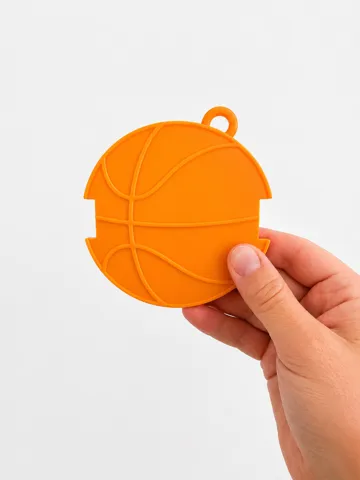 Accesorio para sujetar ligas de cabello: Basketball Ponytail Holder | Hair Tie Organizer — vista de referencia 5