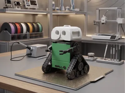 Cute Tracked Desk Robot