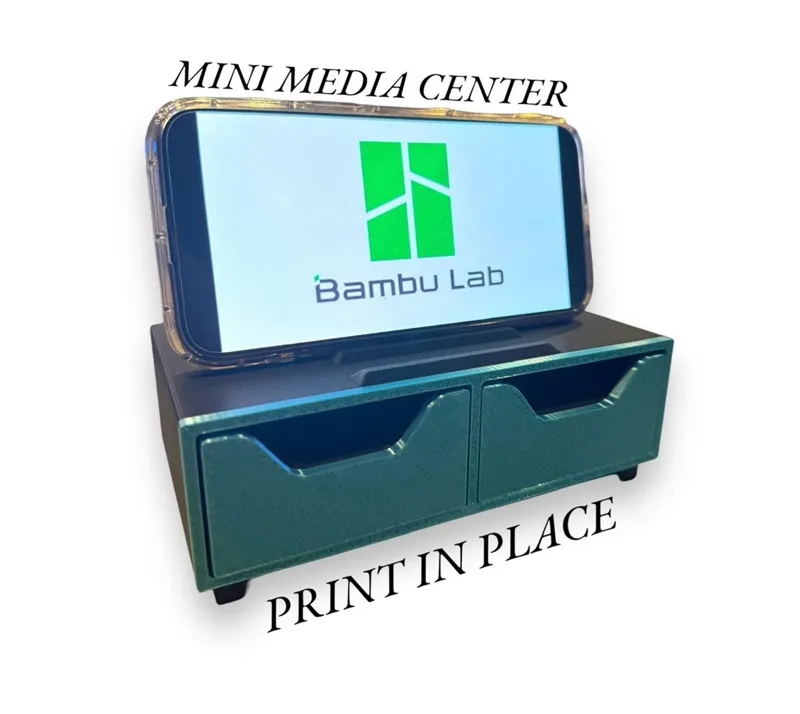 Mini Media Center - Print in Place No Supports