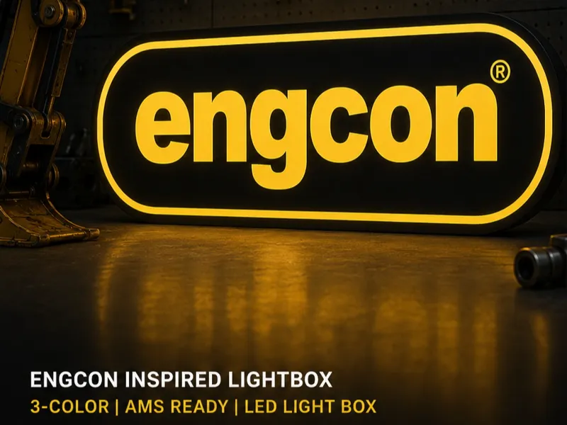 ENGCON Inspired Lightbox|LED Light Box|3-Color AMS