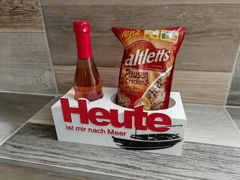 Maritime Snack- & Flaschenhalter Box 