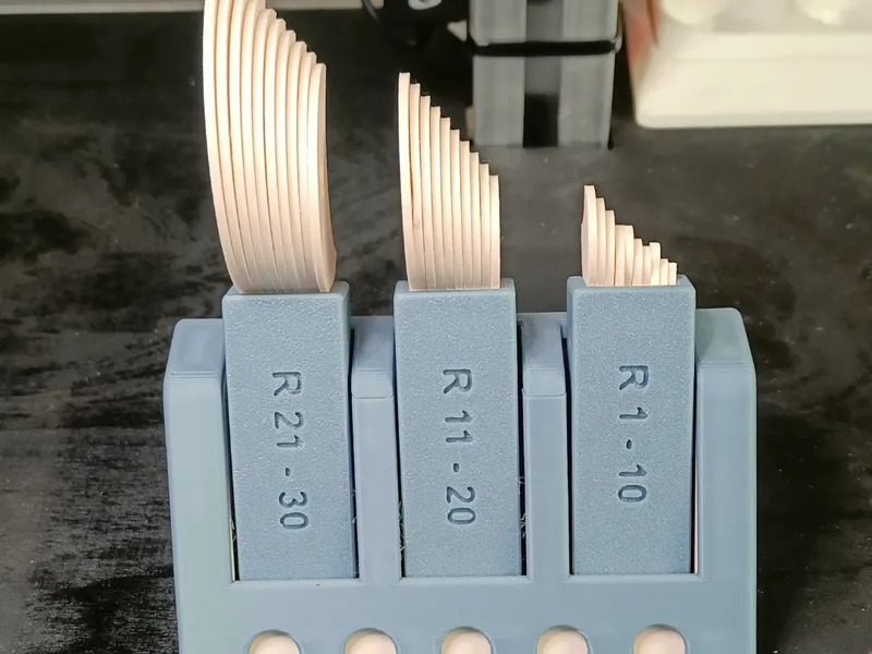 Modular Radius Gauge 1–30 mm with stand