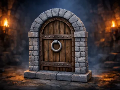 D&D Tabletop Terrain – Gate Door