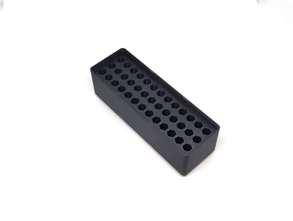 Long Hex Bit Holder for 39x bits Gridfinity 1x3x5u by Ravnoposeven ...
