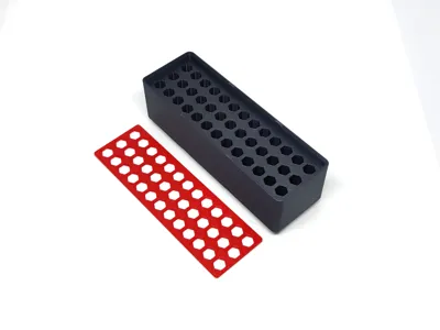 Long Hex Bit Holder for 39x bits Gridfinity 1x3x5u by Ravnoposeven ...