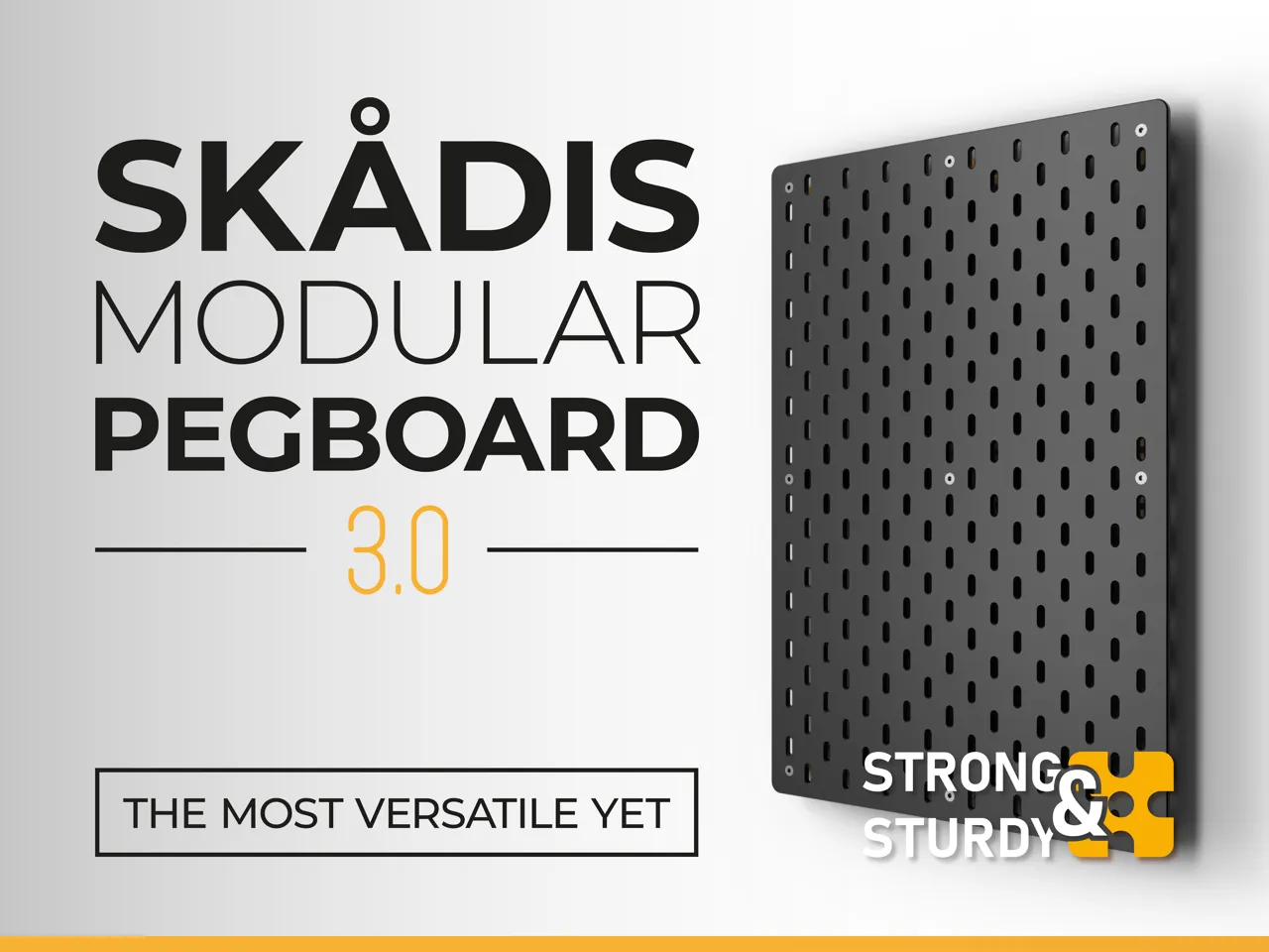 IKEA Skadis modular pegboard 3.0 view 2