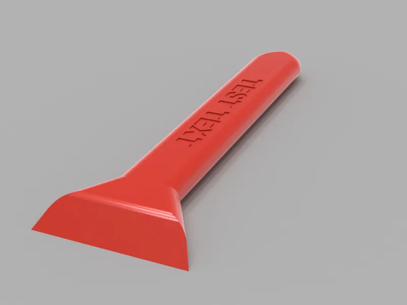 Bed scrapper(custom text)