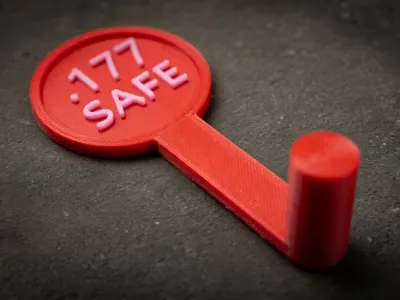 .177 Airsoft Weapon Safe Flag