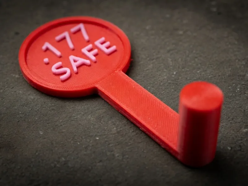 .177 Airsoft Weapon Safe Flag