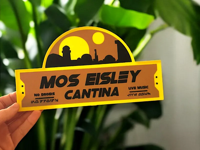 Mos Eisley Cantina Led Light Lightbox