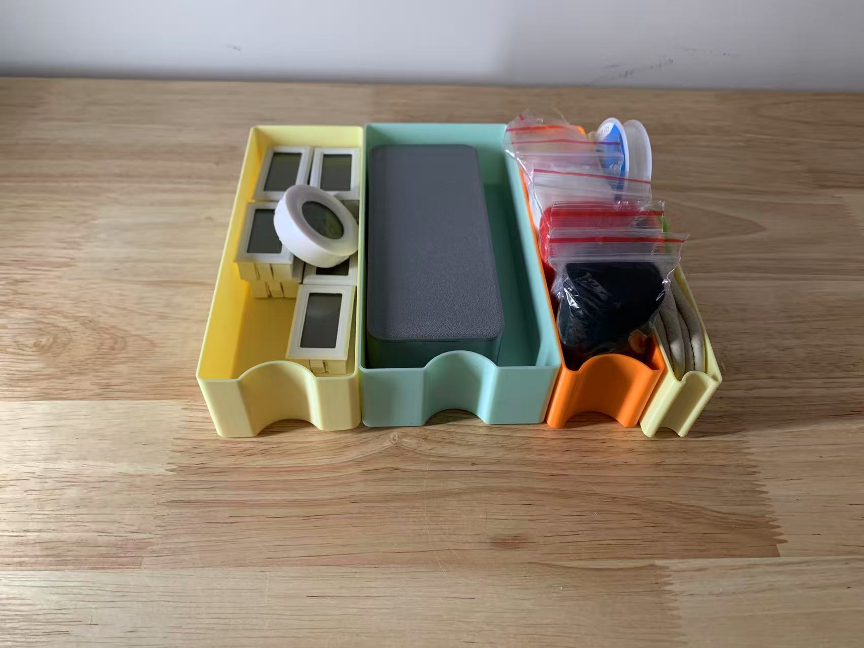 Miniatura 3 do modelo 3D 模块化手工工具收纳盒
