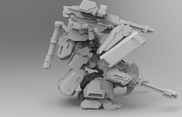 Miniatura 1 do modelo 3D 解限机 三角龙 高精度一体化打印模型
