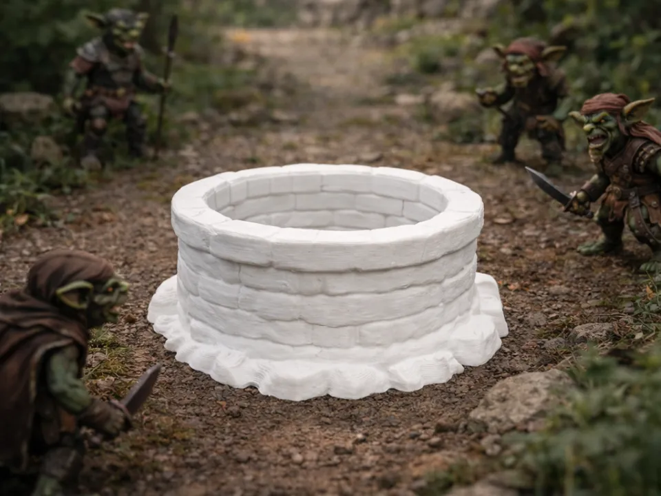 Medieval Stone Well - DnD Wargaming Terrain - Free 3D Print Model ...