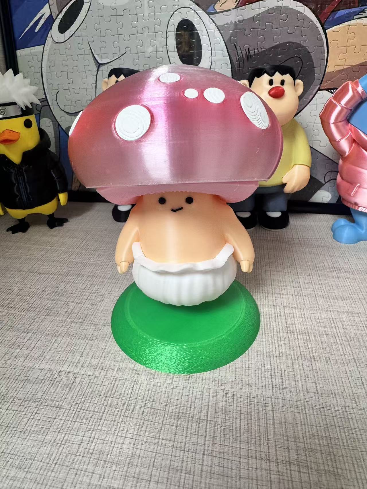 Miniatura 2 do modelo 3D 无限暖暖（菇菇人）全拆件颜色自行搭配 