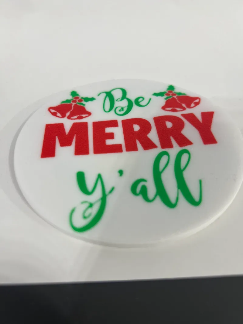 Christmas - Be Marry Y'all Ornament