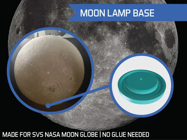 Socle pour lampe lune (globe lunaire SVS NASA)
