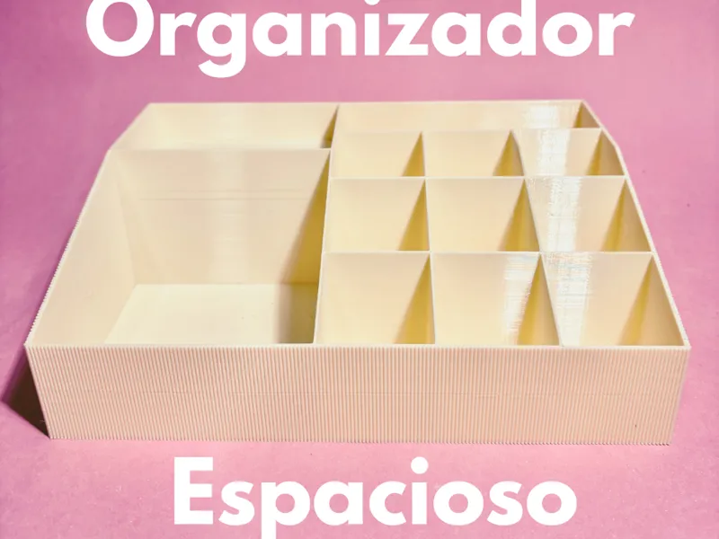 Organizador de maquilaje Rectangular 