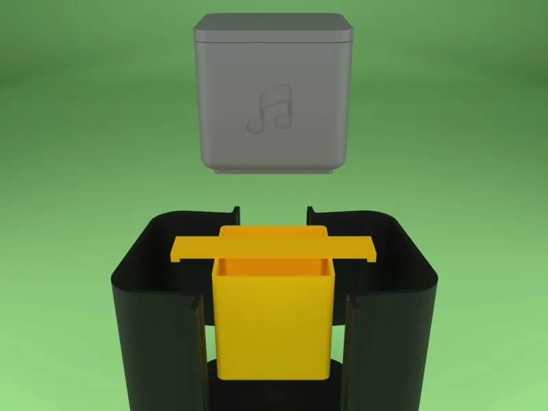 Casting mold with Music Logo for Concrete Silicone
