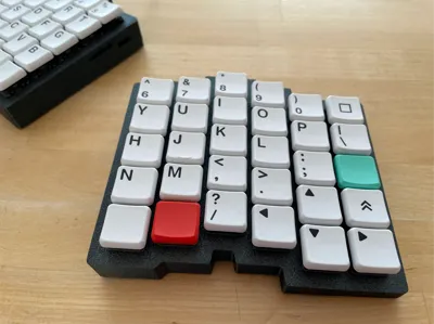 Caldera split keyboard case clippable design