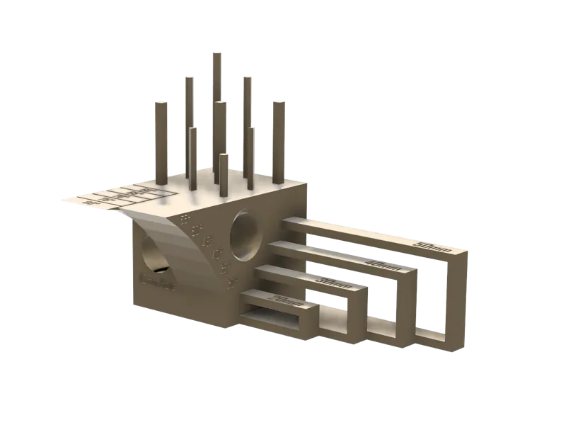 All-in-one Printer Torture Test Calibration Cube