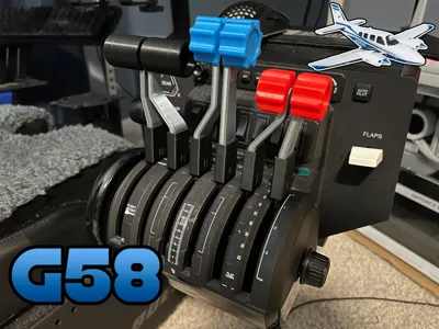 G58 Throttle Set for Honeycomb Bravo