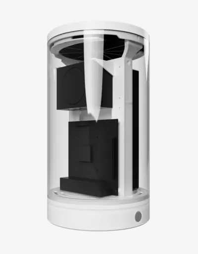 ESS1 - 3d printed cylindrical Mini ITX case
