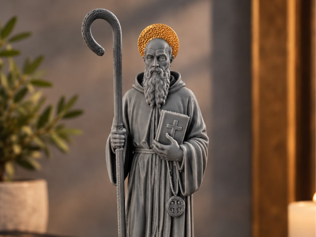 São Bento miniatura cristã 3D model