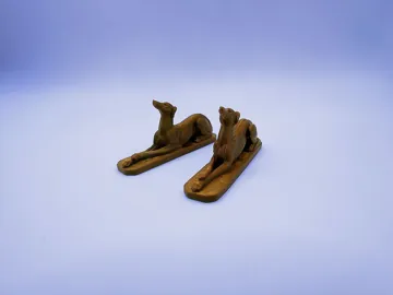 Figura decorativa: WLM - Pair of VIntage Greyhound Statues — vista de referencia 4