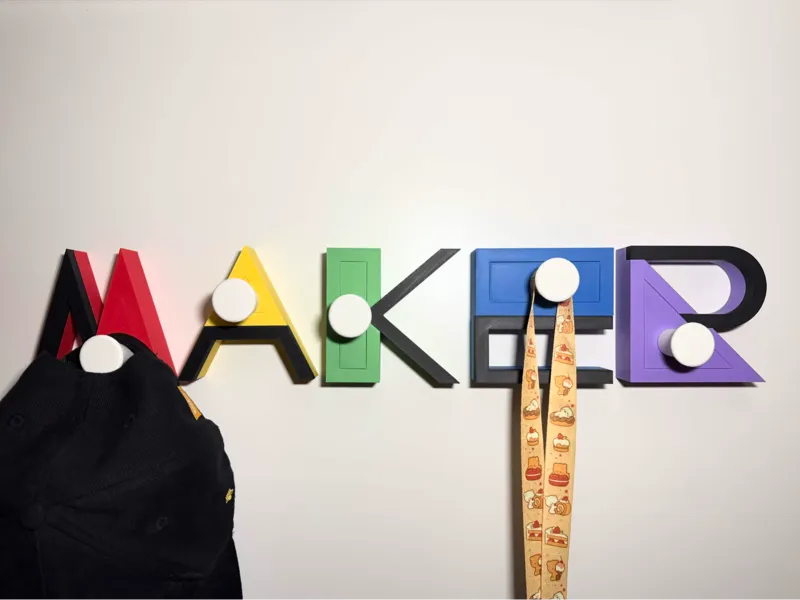 SpellHook - Typography Wall Hook