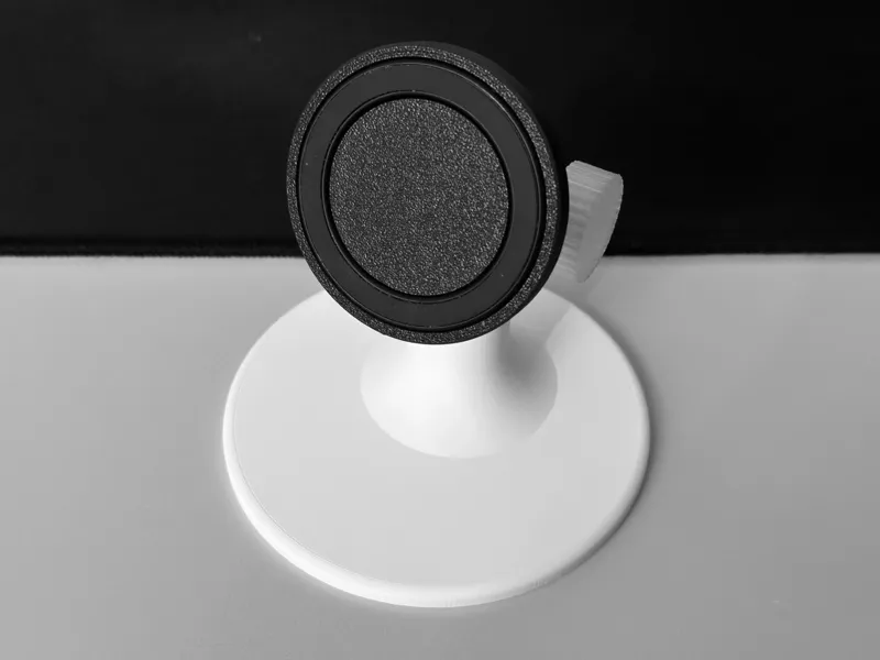 Minimalist MagSafe adjustable iPhone stand round