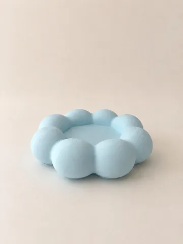 Letrero o emblema decorativo: Puffy Cloud Coaster – Cute Minimal Cup Coaster — vista de referencia 2