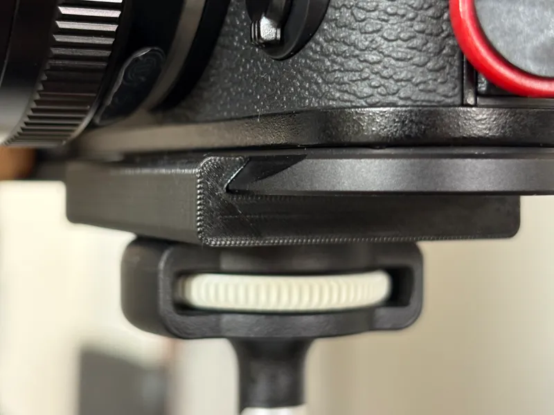 Arca swiss mount plate for standard tripod