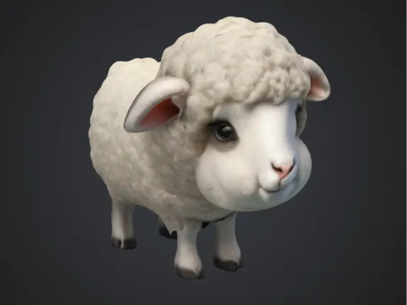 Petit mouton — figurine décorative