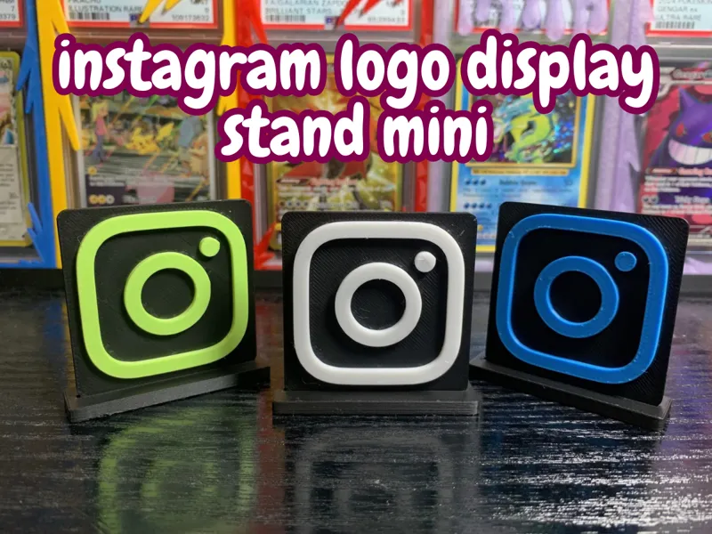 Instagram Logo Display Stand Mini