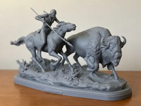 Modelo para impresión 3D: Buffalo Hunt — referencia de MakerWorld