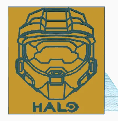 Halo Wall art .3mf