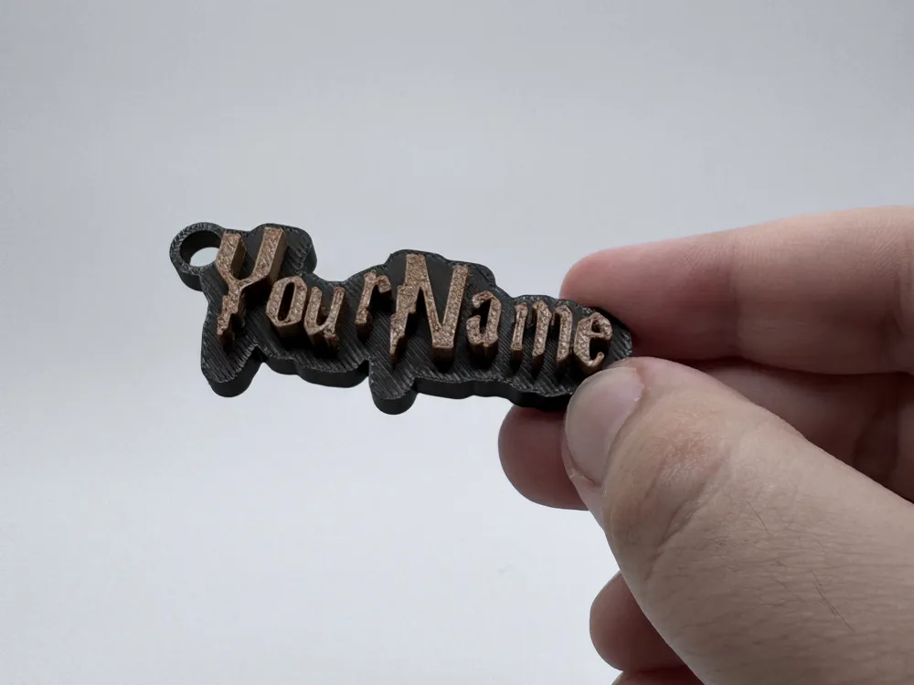 Fantastico portachiavi con scritta Harry Potter fatto a mano, regalo dal design speciale