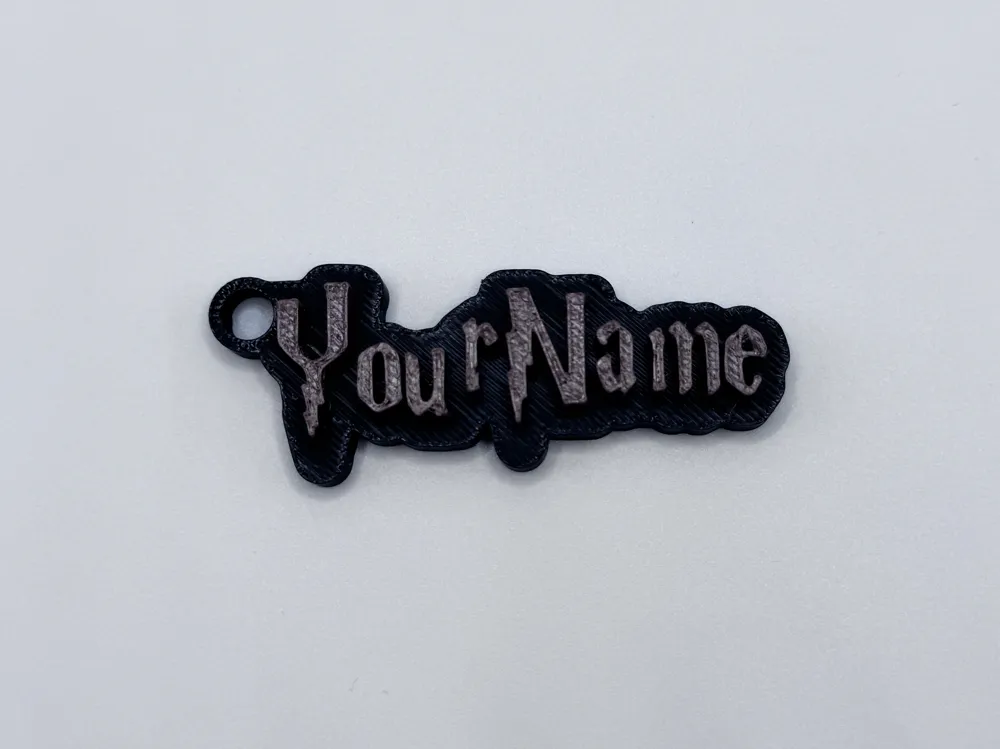 Fantastico portachiavi con scritta Harry Potter fatto a mano, regalo dal design speciale