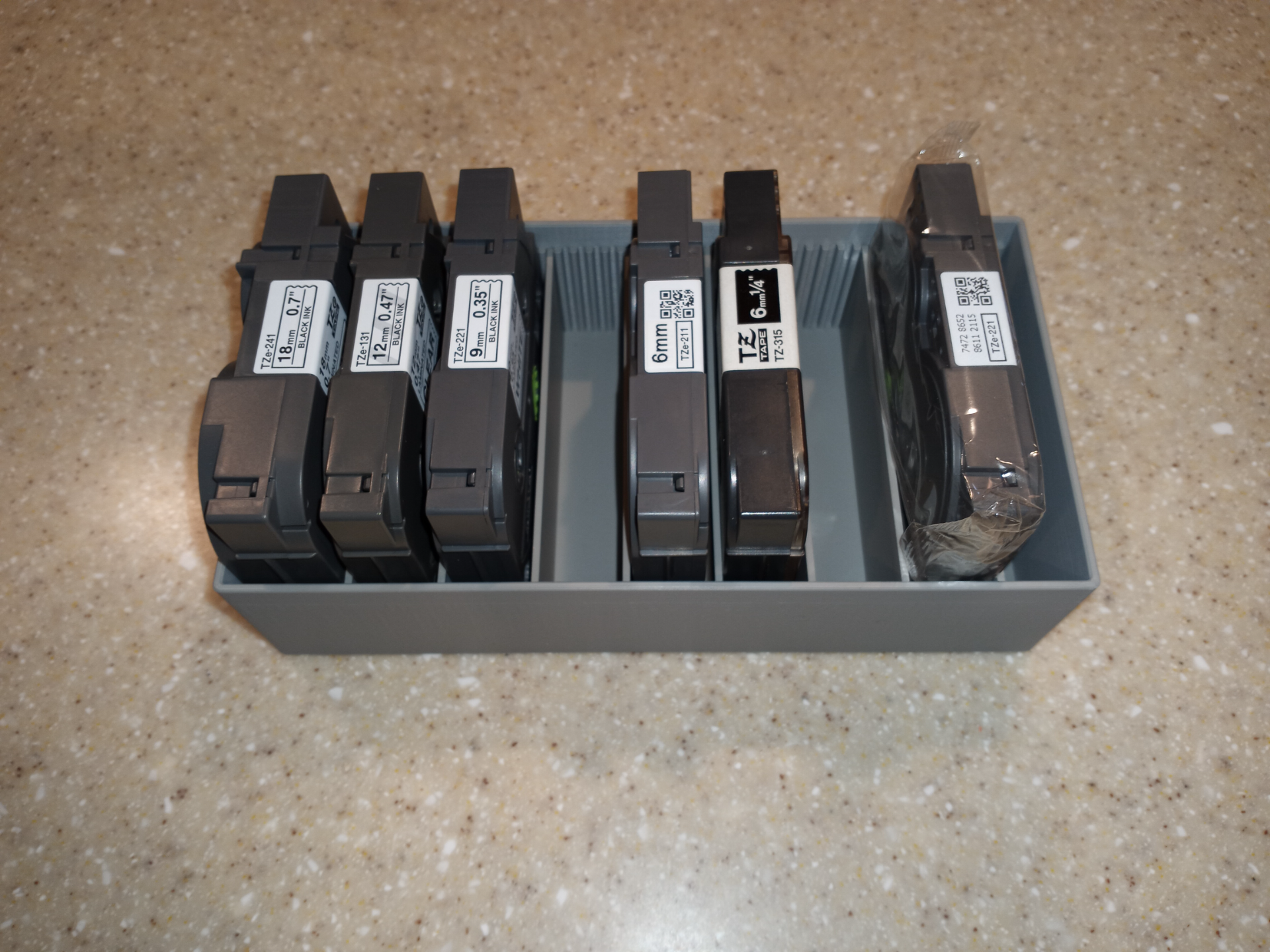 Brother P-touch TZe TZ tape storage tray