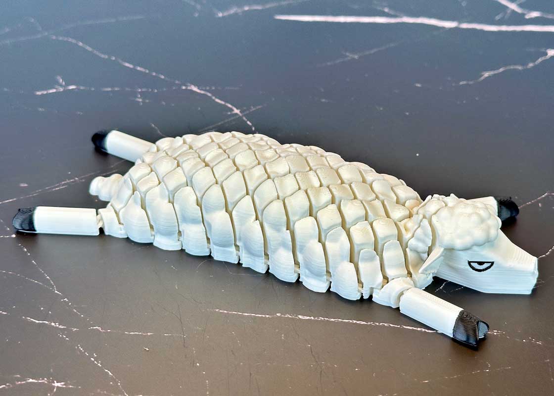 Miniatura 2 do modelo 3D Flexi Sheep (Harold)