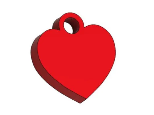 Cute Heart Keychain