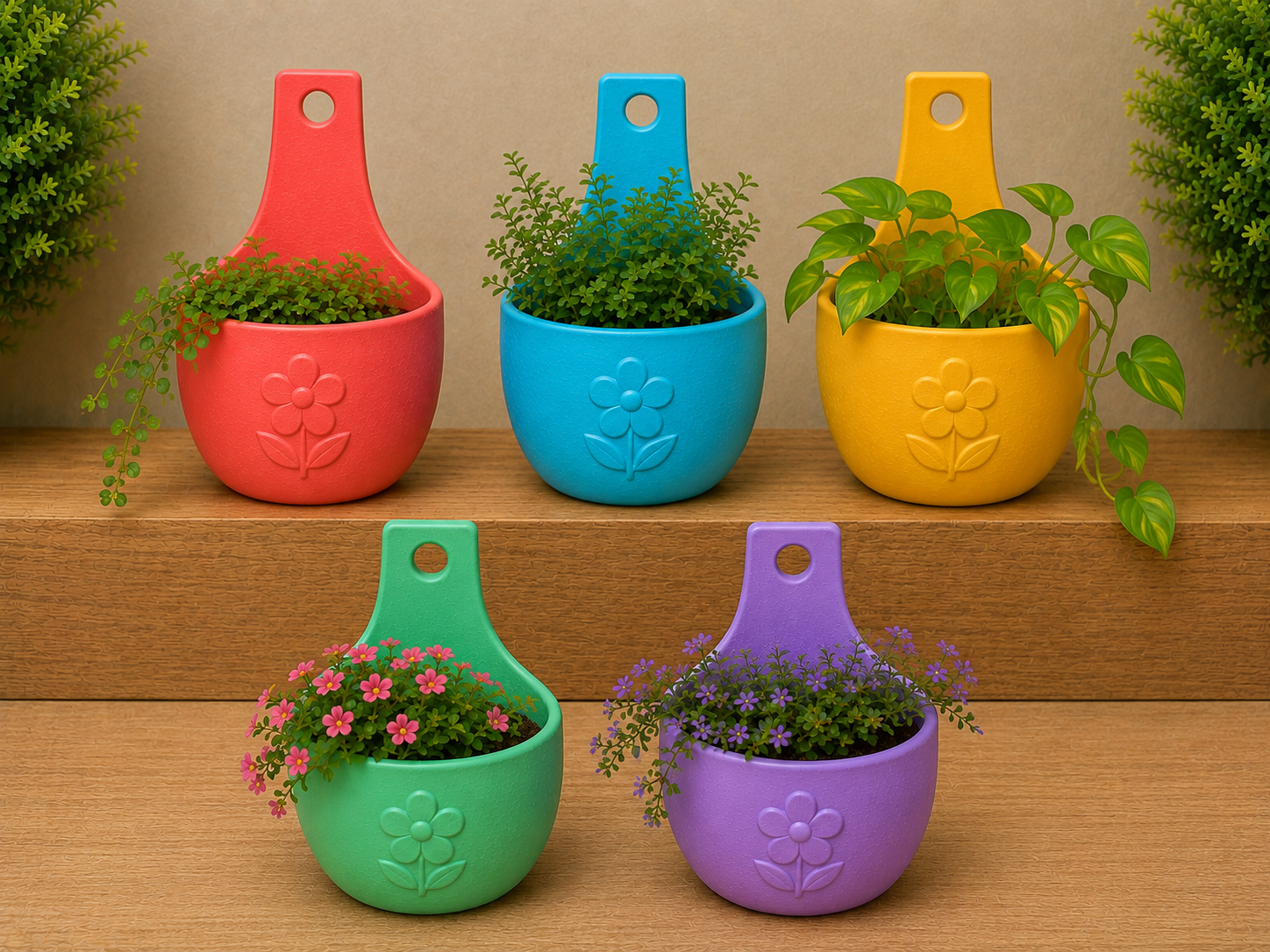 Wall Flower Hanging Planter