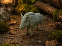 Realistic Wild Boar normal size