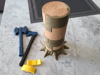 Click Clack Lumberjack - Board Game (Improved)